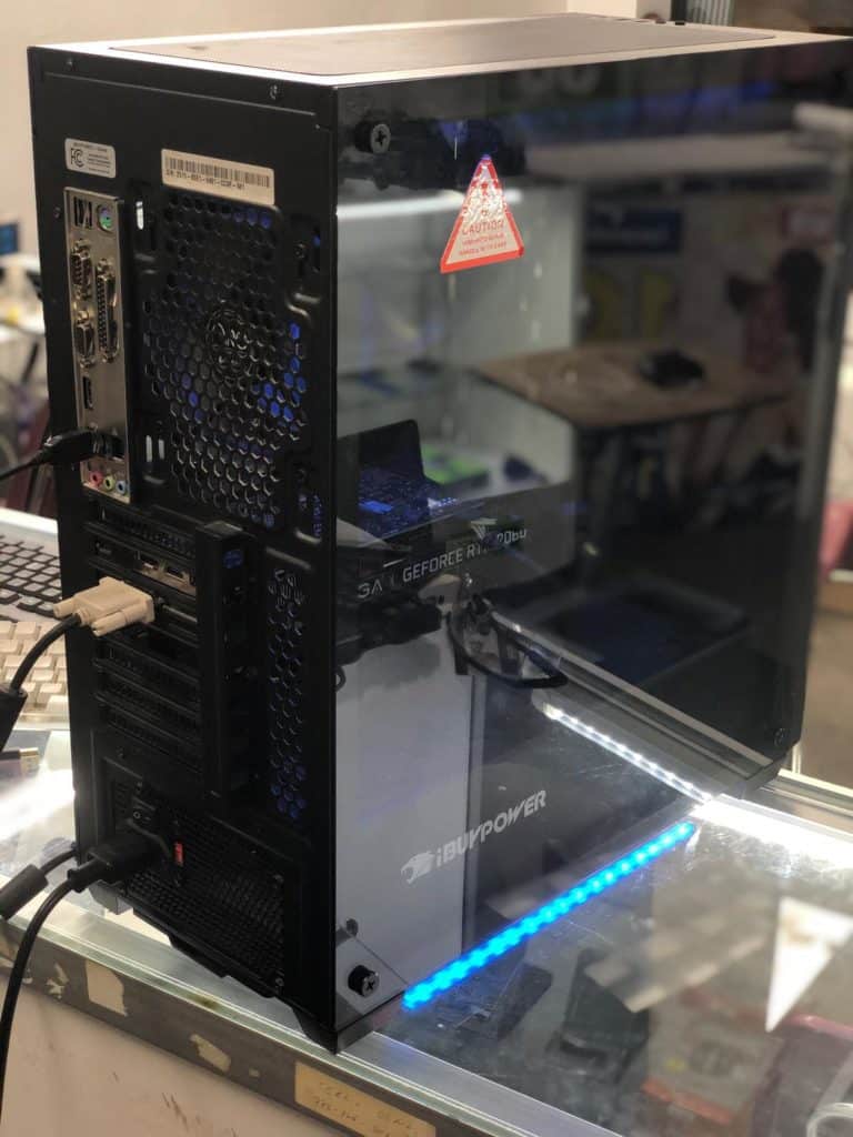 image of a gaming desktop we built for our customer